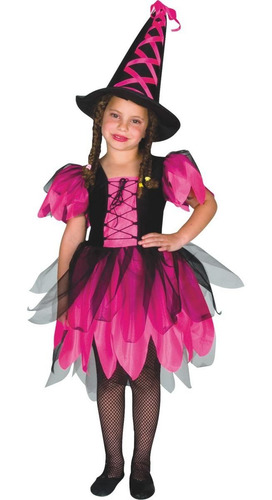 Imagem 1 de 3 de Fantasia Bruxa Encantada Infantil - Halloween