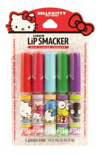 Lip Smacker Hello Kitty And Friends 5-piece Liquid Gloss