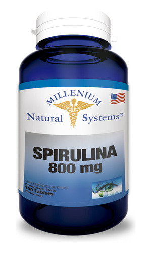 Spirulina Espirulina 800mg 100 Tabl - Unidad a $418