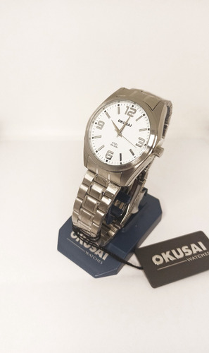 Reloj Okusai Hombre Acero Okh0048-ans-7c Clásico F Blanco