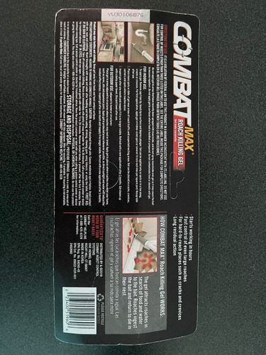 Combat Max Gel 60gr Veneno Mata Cucarachas