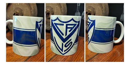 Taza Club Atlético Veles Sarsfield Fútbol Cerámica Importa