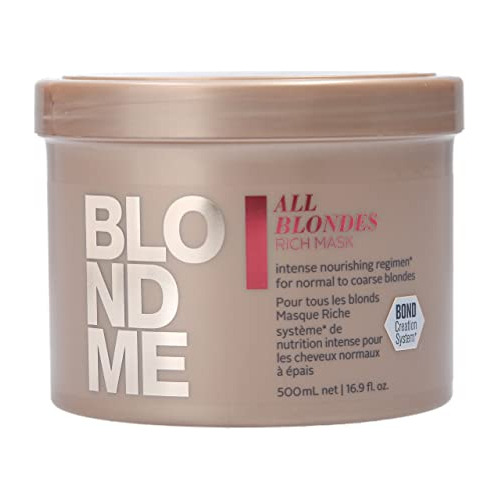 Máscara Blondme All Blondes Rich, Acondicionadora Profunda B