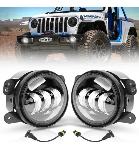 Drieaco Repuesto Luz Antiniebla Led Jk 4  Para Jeep Wrangler