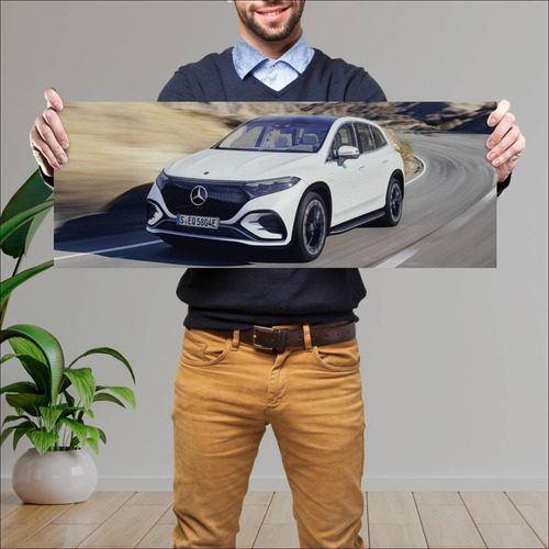 Cuadro 30x80cm Auto 2022 Mercedes Benz Eqs Suv A 650