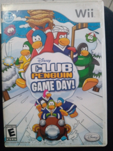 Juego De Wii Club De Pingüino En Buen Estado 