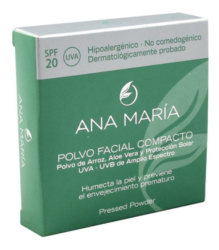 Polvo Facial Compacto Ana Maria Color Perla