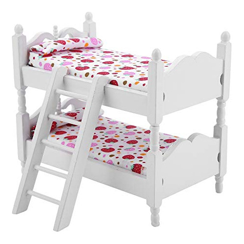 1 12 Juguetes De Muñeca De Cama Dormitorio Muebles De ...