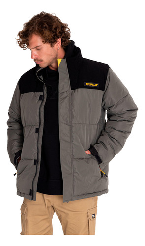 Parka Hombre Heavyweight Insulated Puffer Gris Cat