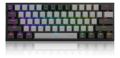 Teclado Gamer E-yooso Z-11 Qwerty Outemu Red Con Luz Rgb