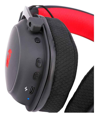 Headset Sem Fio Gamer Redragon Zeus Pro - Preto - H510-pro