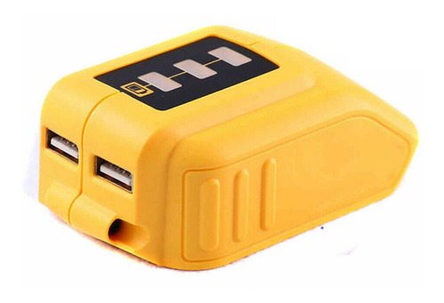 Adaptador De Batería Cargador 2 Usb Li-ion Cargador De Bater