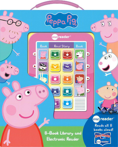 Peppa Pig: Me Reader 8-book Library And Electronic Reader Sound Book Set [with Electronic Reader ..., De Ball, Alan. Editorial Pi Kids, Tapa Dura En Inglés