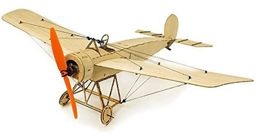 Balsa Wood Airplane Kit Micro 3ch 378mm Fokker Eindecker De 