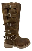 Comprar Botas Zapatos Borcego Botineta Cuero Plataforma Tachas 97\u002Fgr