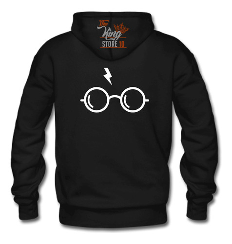 Poleron Cierre + Taza, Lentes Harry Potter, Magia, Rayo, Peliculas, Libros / The King Store