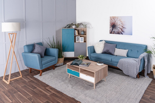 Sofa Chris Azul Këssa Cdmx