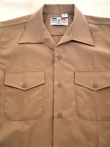 Camisa Uniforme Militar Marines Talle M / G - Made In U.s.a.