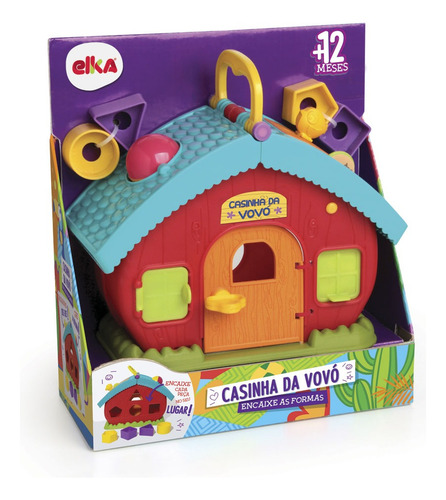 Juego De Encastre Figuras Bebe La Casita De La Abuela Elka