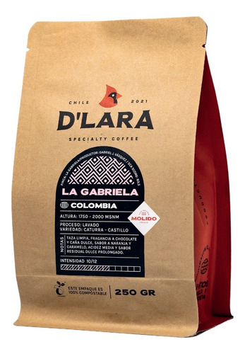 Café D'lara - La Gabriela - Colombia | 250g Molido