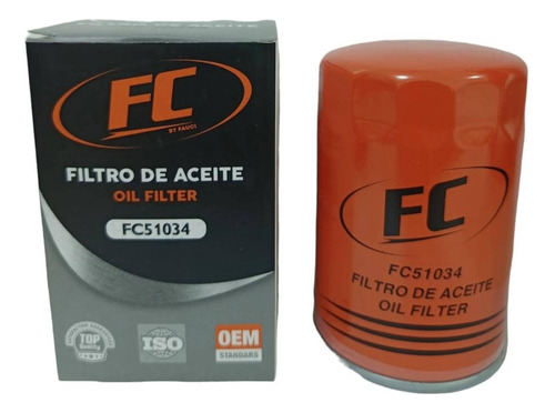 Filtro Aceite Ford Fiesta Max, Power, Titanium, Move, Focus,