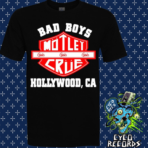 Motley Crue -  Bad Boys - Rock - Polera- Cyco Records