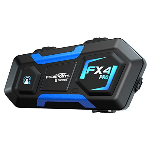Auricular Bluetooth Motocicleta Fx4 Pro 1200m Intercom...