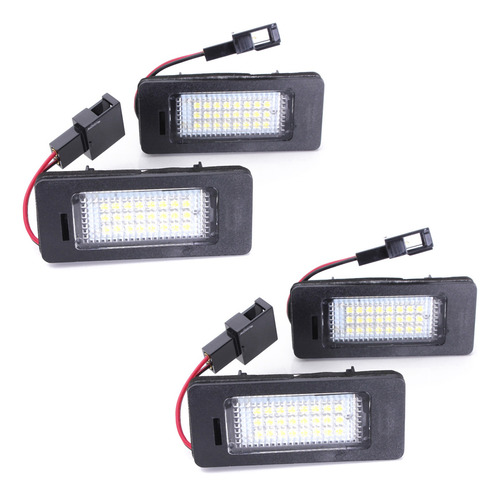 Lámpara Led Para Matrícula, 4 Unidades, Para A4, A5, Q5, S5,