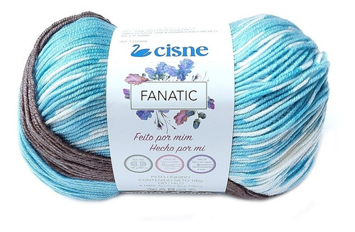 Lana Cisne Fantasía Fanatic X Ovillo 100gr