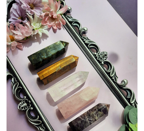 Punta Cuarzo Obelisco Reiki Natural Energy 5cm