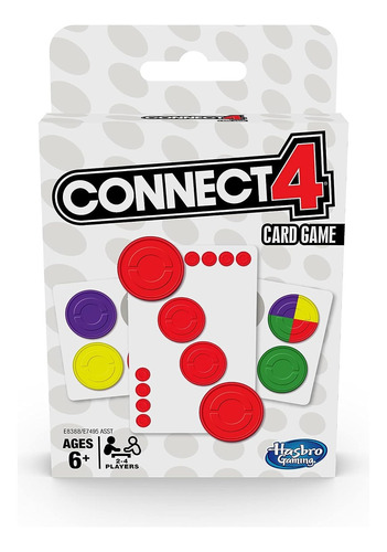 Hasbro Gaming Classic Juego De Cartas Connecta 4 Juego Viaje