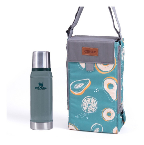 Equipo De Mate Chilly | Bolso Matero + Termo Stanley 750 Ml