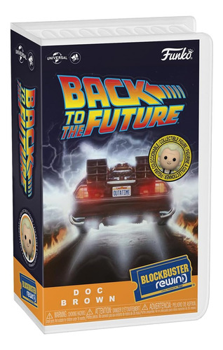 Funko Back To The Future Blockbuster Rewin Doc Brown