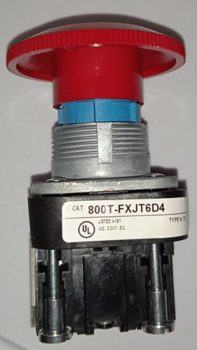 Paro De Emergencia, Marca:allen Bradley, Modelo:800t-fxjt6d4 (Usado)