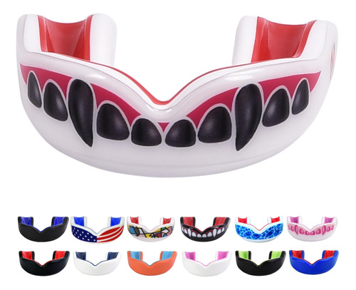 Oral Mart Youth Black Vampire Fangs Mouth Guard For Kids - Y