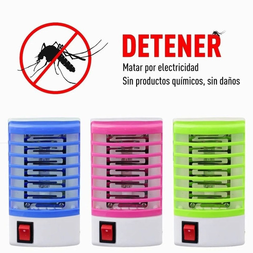 Lampara Con Enchufe Mata Mosquitos, Protector De Moscos