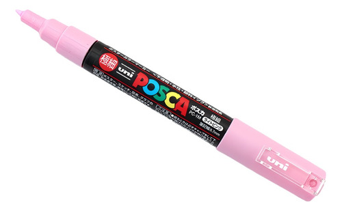 Lápices Posca Pc-1m Por Unidad Punta Fina 0.7mm Japones Color Rosa Claro