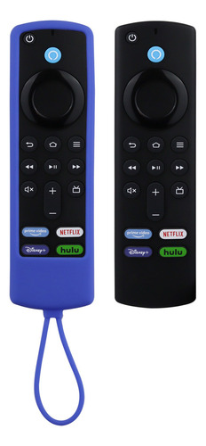 Control Compatible Con Amazon Fire Tv Stick 4k Max Con Funda Color Azul