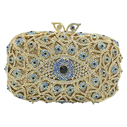 Boutique De Fgg The Evil Eye Crystal Clutch Bags Xcnnx