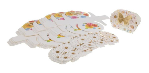 50 Piezas De Papel Con Estampado De Mariposas, Suministros P