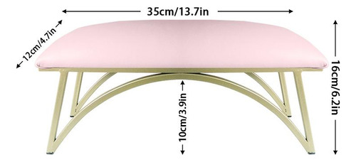 Reposamanos Para Manicura, Reposamanos Portátil Rosa