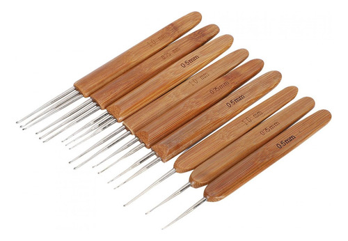 Aguja De Ganchillo Con Rastas De 0,5-1,0 Mm, Ganchos Con Man
