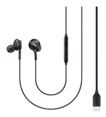 Imagen 3 de 4 de Auriculares Con Cable Ficha Tipo C Samsung Akg Microfono