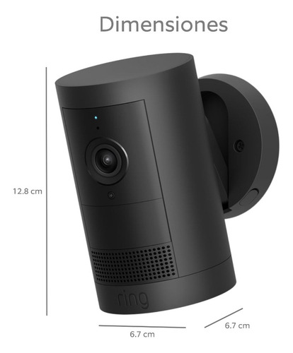 Cámara Ring Para Exteriores Plus Negro