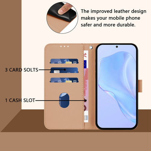 Funda De Piel Tipo Cartera For Teléfono Para Qukitel C51