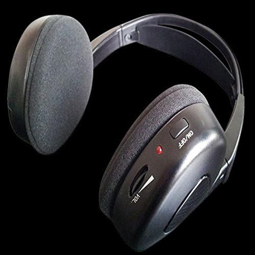 Audiovox Auriculares Inalámbricos Plegables De Doble Canal. Color Negro