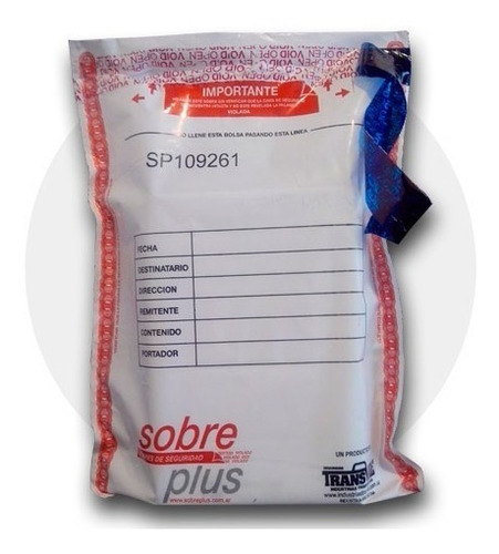Sobres/bolsas Inviolables X 100 U. Carta De 17x25 Cm