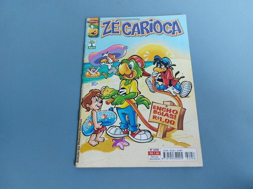 Antigo Gibi Zé Carioca Nº 2258 Editora Abril Disney 2004 (Usado)