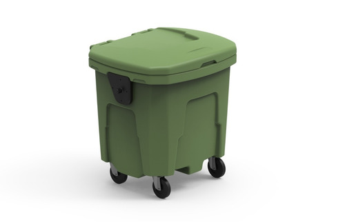 Imagen 3 de 7 de Contenedor De Residuos - Basura De 1100 Litros - 4 Ruedas