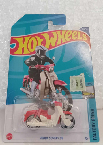 Moto Coleccion Honda Super Cub Hot Wheels Factory Fresh